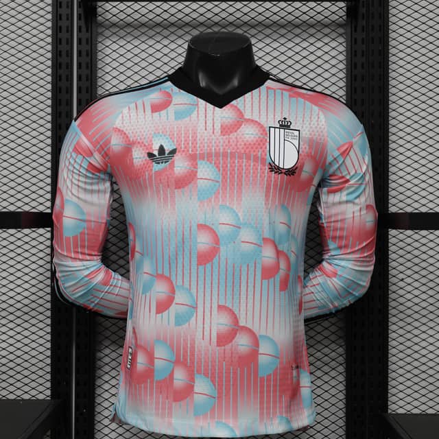 Camiseta Bélgica Segunda Equipación 2026 Versión Jugador Long
