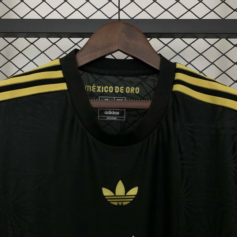 Maglia Messico Edizione Coppa Oro 2025 Nera--2