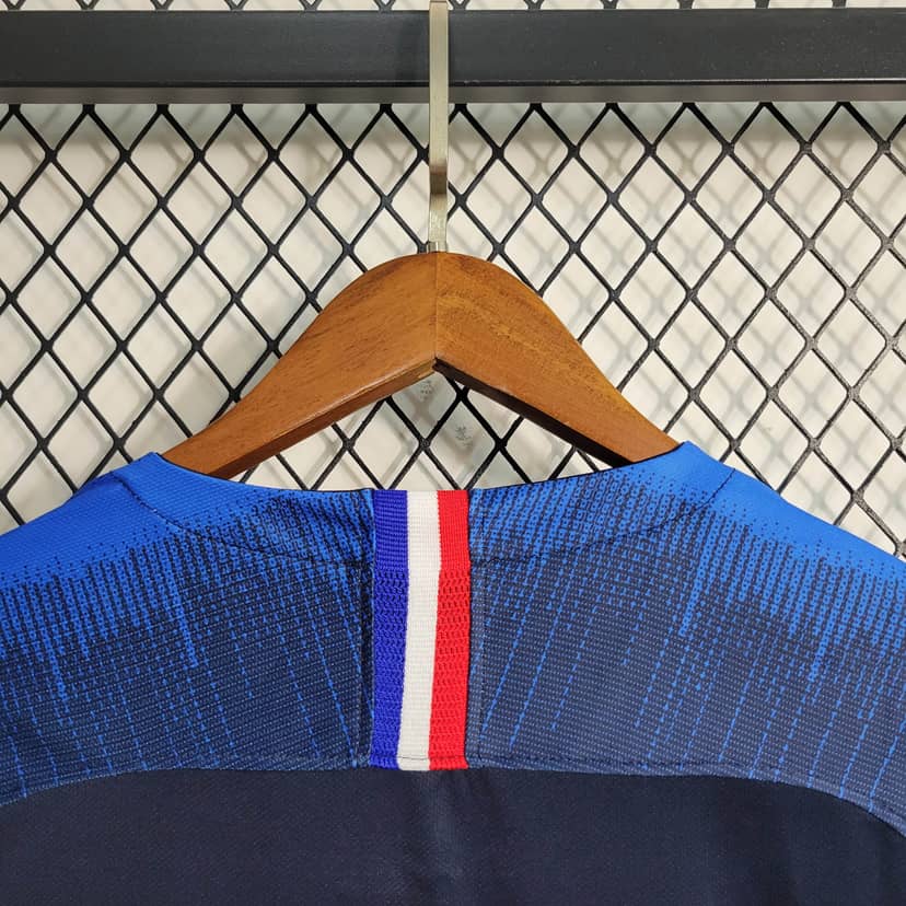 Camiseta Retro Francia Primera Equipación 2018--5