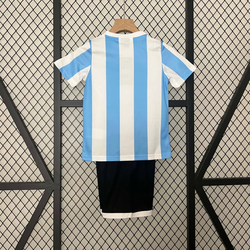 Camiseta Retro Argentina Primera Equipación 1986 Niño--1