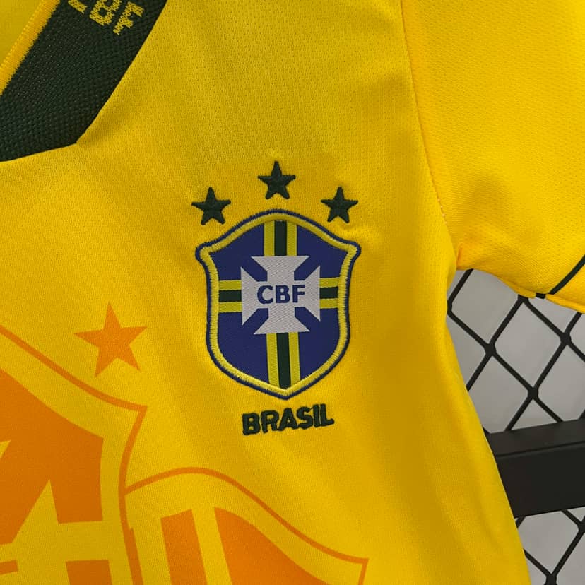 Camiseta Retro Brasil Primera Equipación 1994 Niño--5