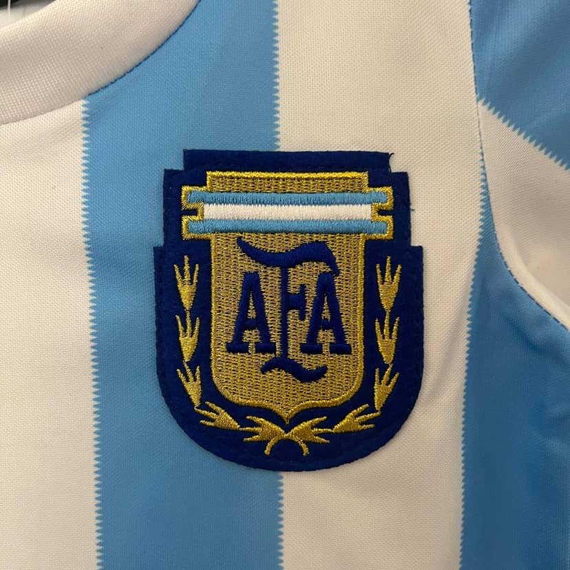 Camiseta Retro Argentina Primera Equipación 1986 Niño--5