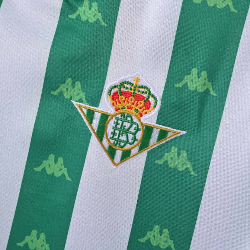 1995/1997 Retro Long Sleeve Real Betis Home Shirt--4
