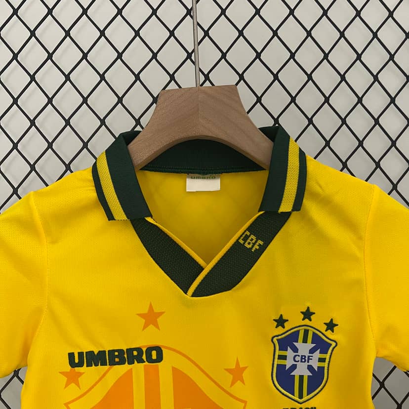 Camiseta Retro Brasil Primera Equipación 1994 Niño--2