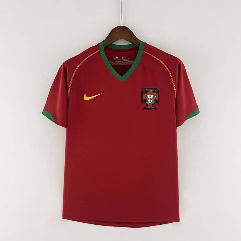 Camiseta Retro Portugal Primera Equipación 2006
