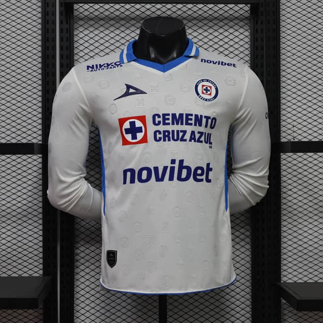 Koszulka Cruz Azul wyjazdowa 2026/27 wersja zawodnicza z długim rękawem