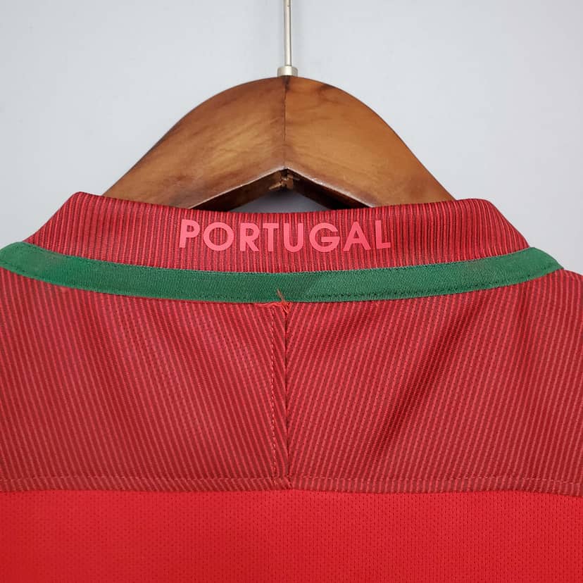Camiseta Retro Portugal Primera Equipación 2016--3