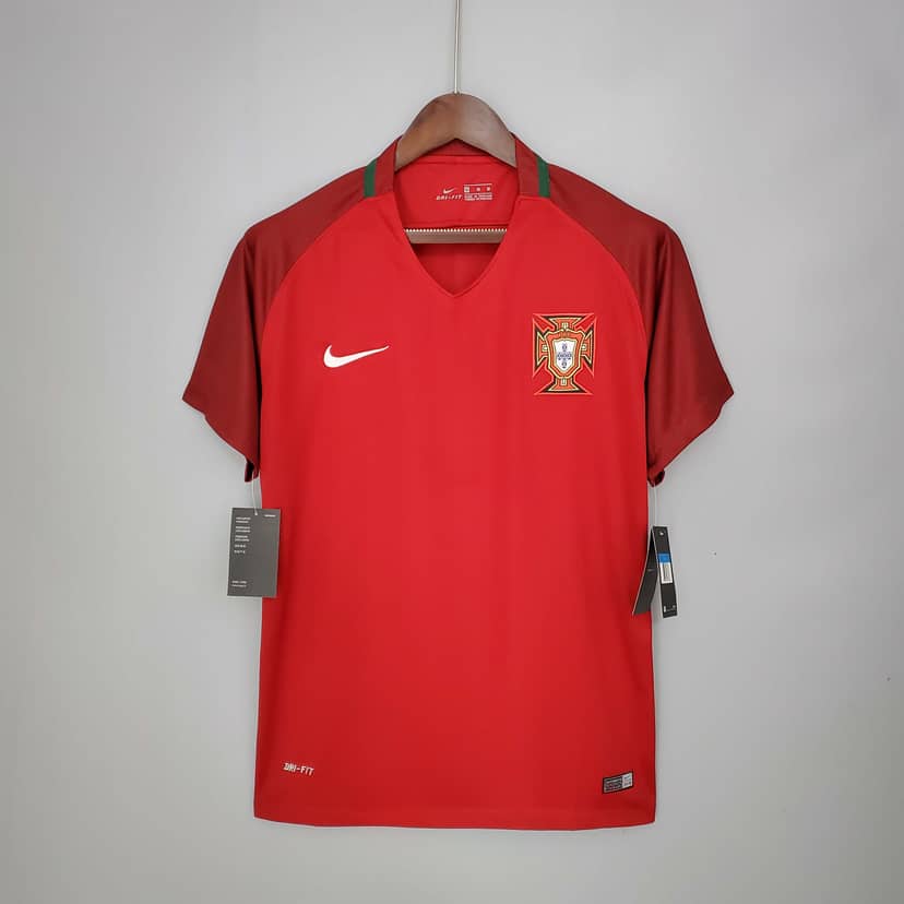 Camiseta Retro Portugal Primera Equipación 2016