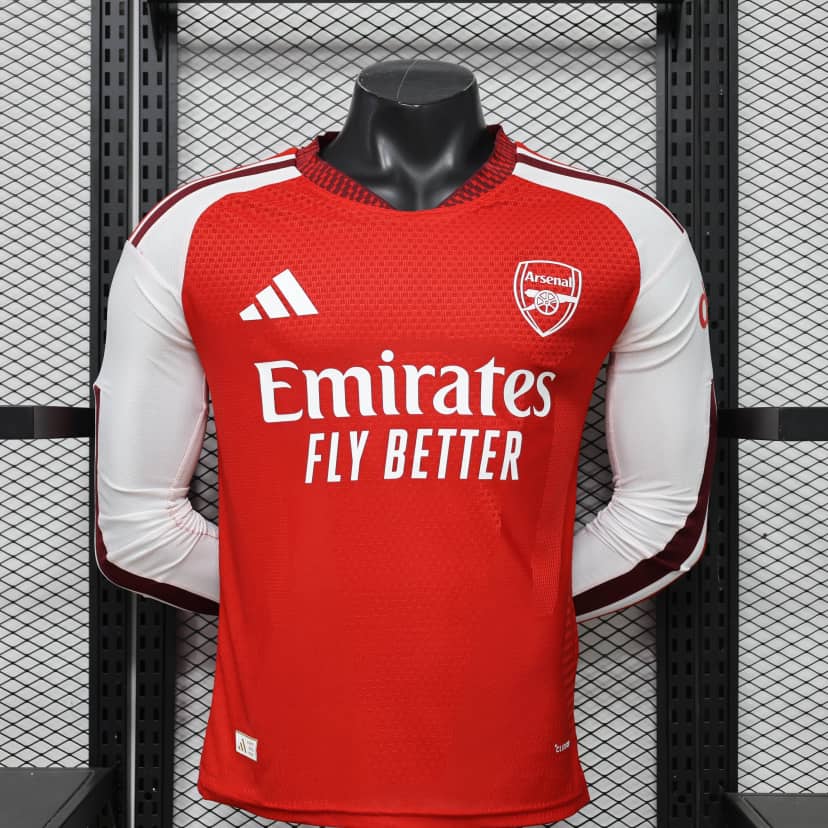 Camiseta Arsenal Primera Equipación 2026/27 Versión Jugador Manga Larga