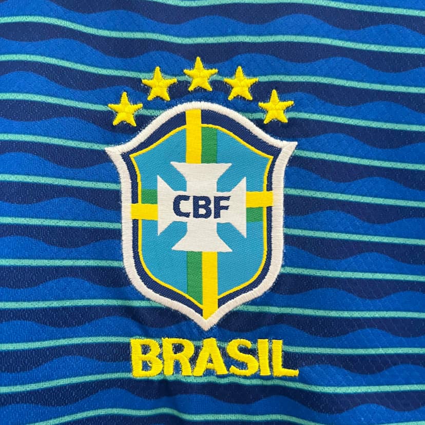 Camiseta Brasil Segunda Equipación 2024 Niño--6