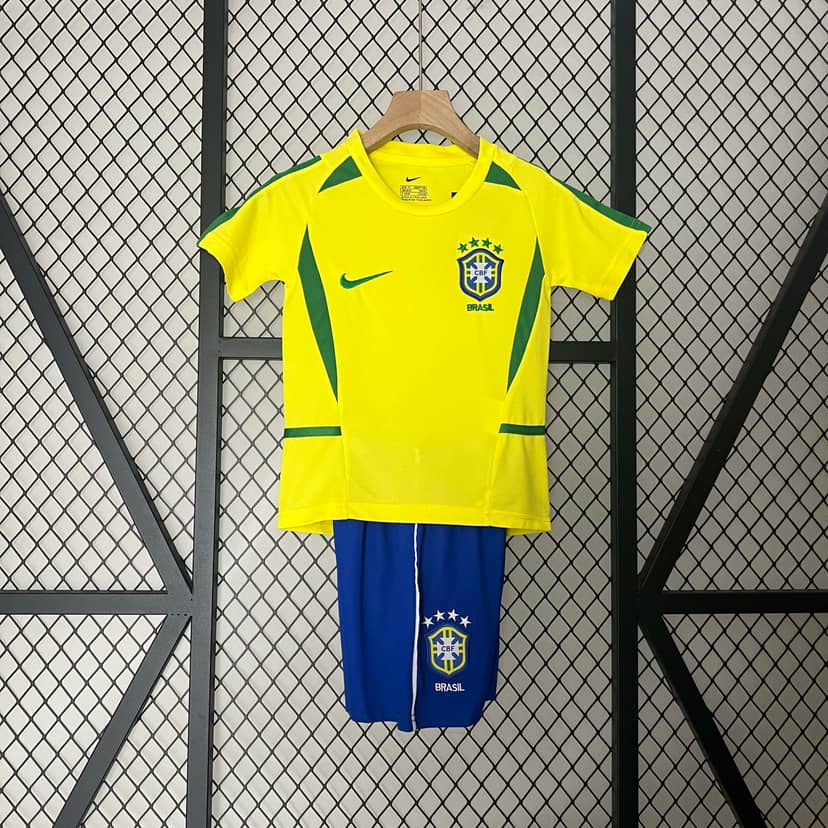 Dziecięcy zestaw Retro Brazylii domowy 2002