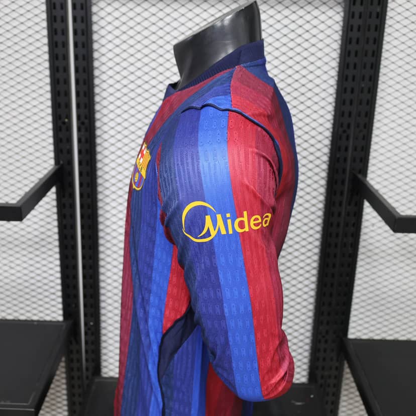 Camiseta Barcelona Primera Equipación 2026/27 Versión Jugador Manga Larga--7