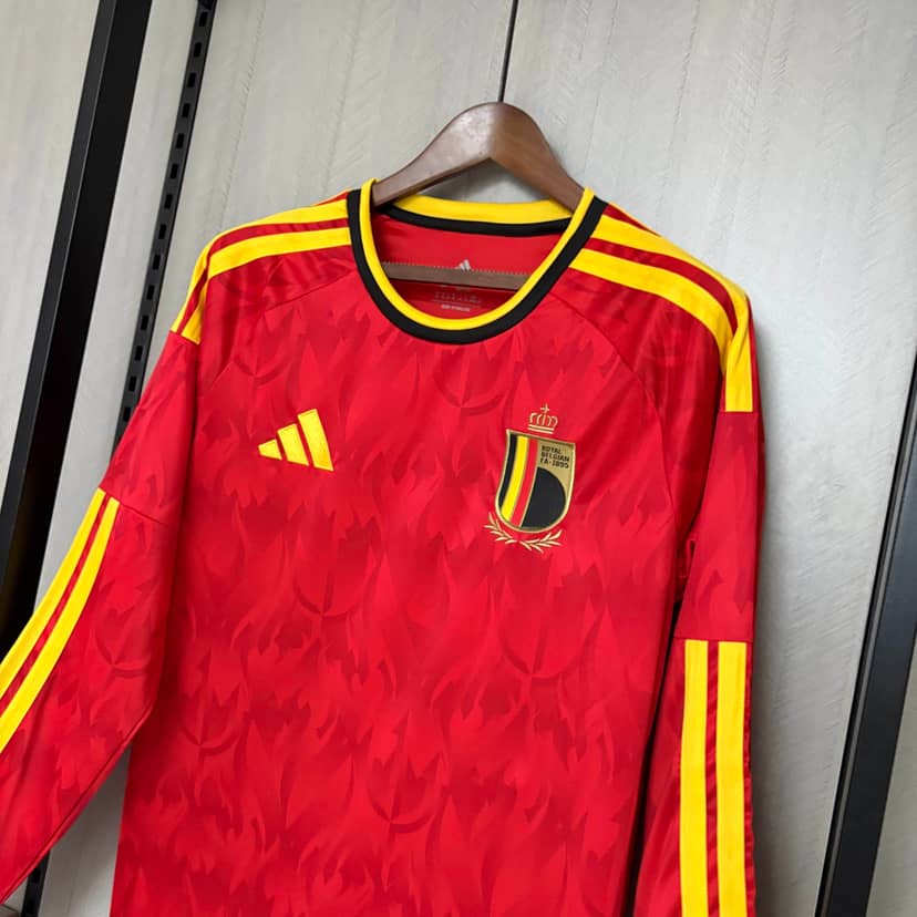 Maillot Belgique Domicile 2026 Manches Longues--6
