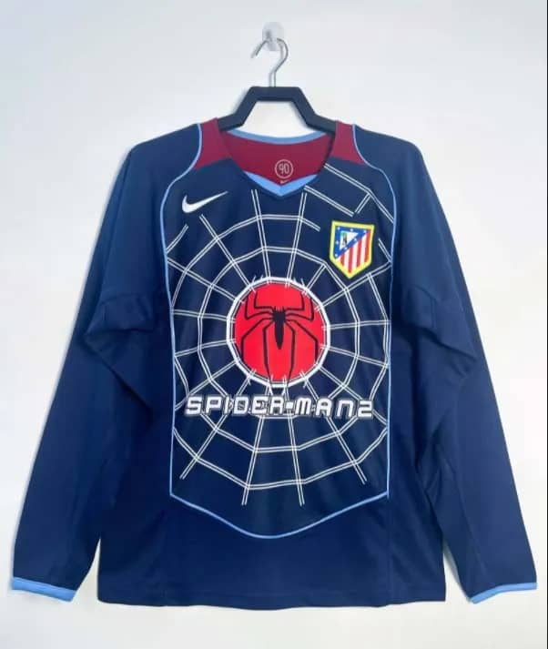 Koszulka Retro Atlético Madryt wyjazdowa 2004/05 z długim rękawem