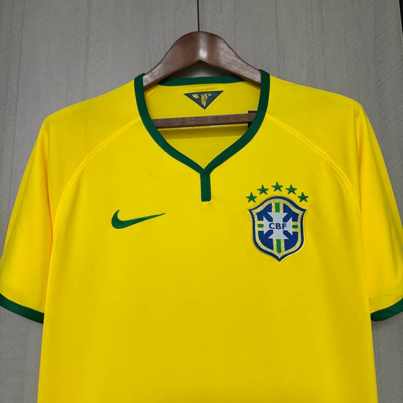 Koszulka Retro Brazylii domowa 2014--2