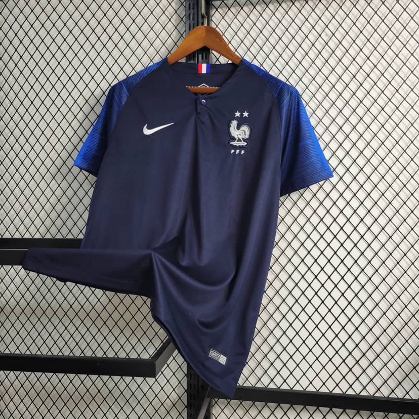 Camiseta Retro Francia Primera Equipación 2018--2