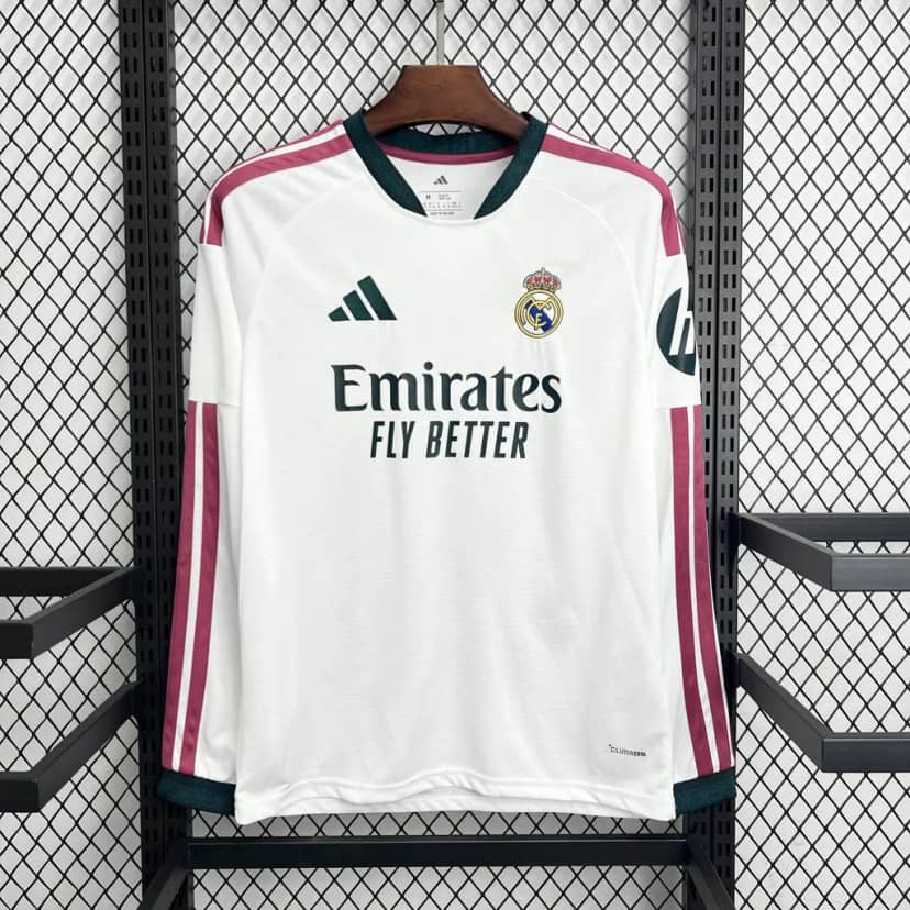2026/2027 Long Sleeve Real Madrid Home Shirt