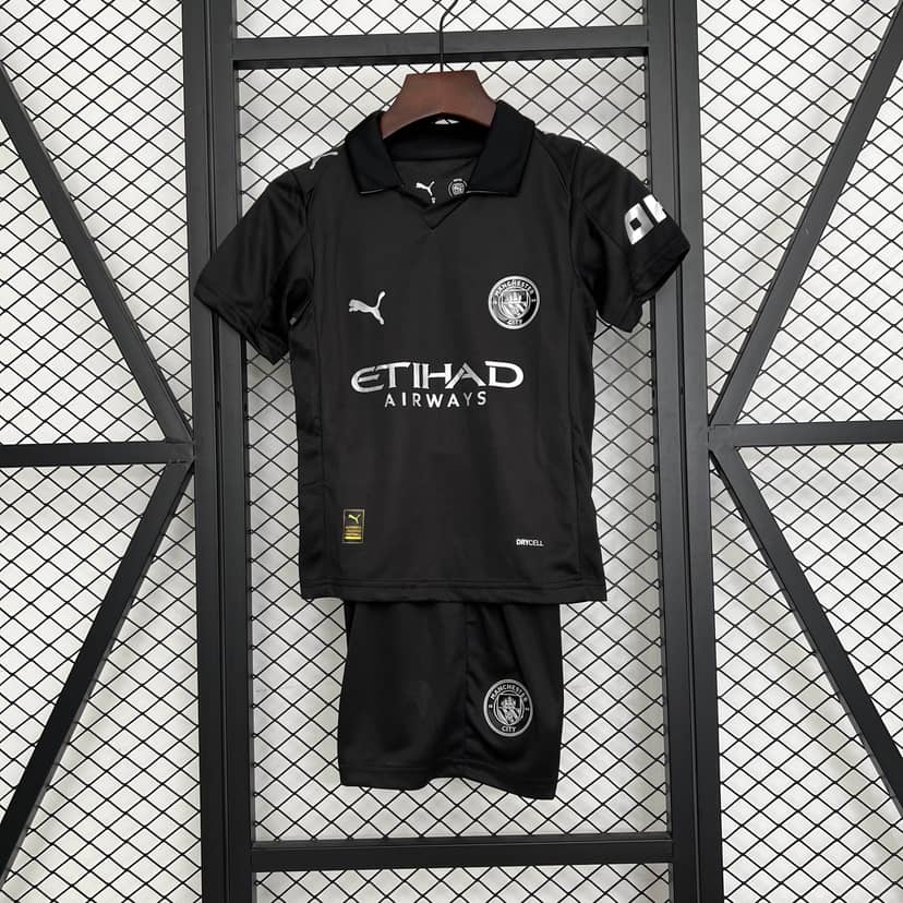 Dziecięcy zestaw Manchesteru City wyjazdowy 2025/26