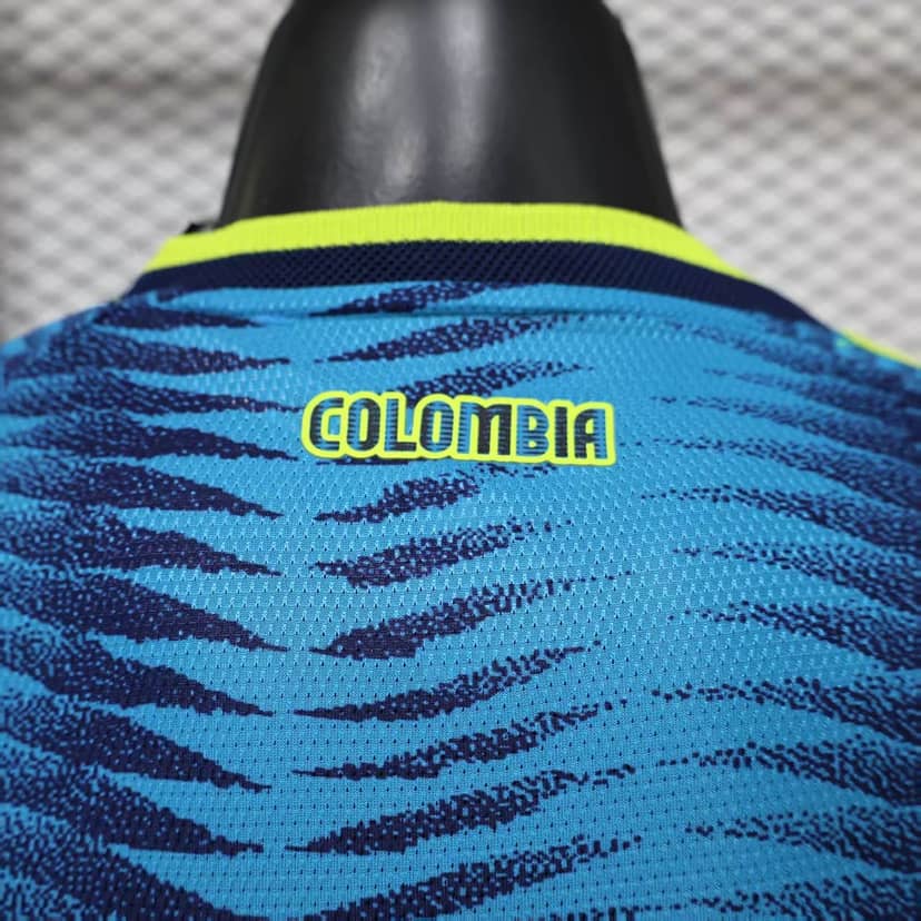 Maglia Colombia Away 2026 Player Version Maniche Lunghe--3