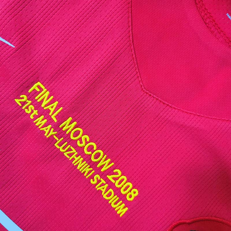 2007-2008 Retro Long Sleeve Manchester United Home Shirt--4