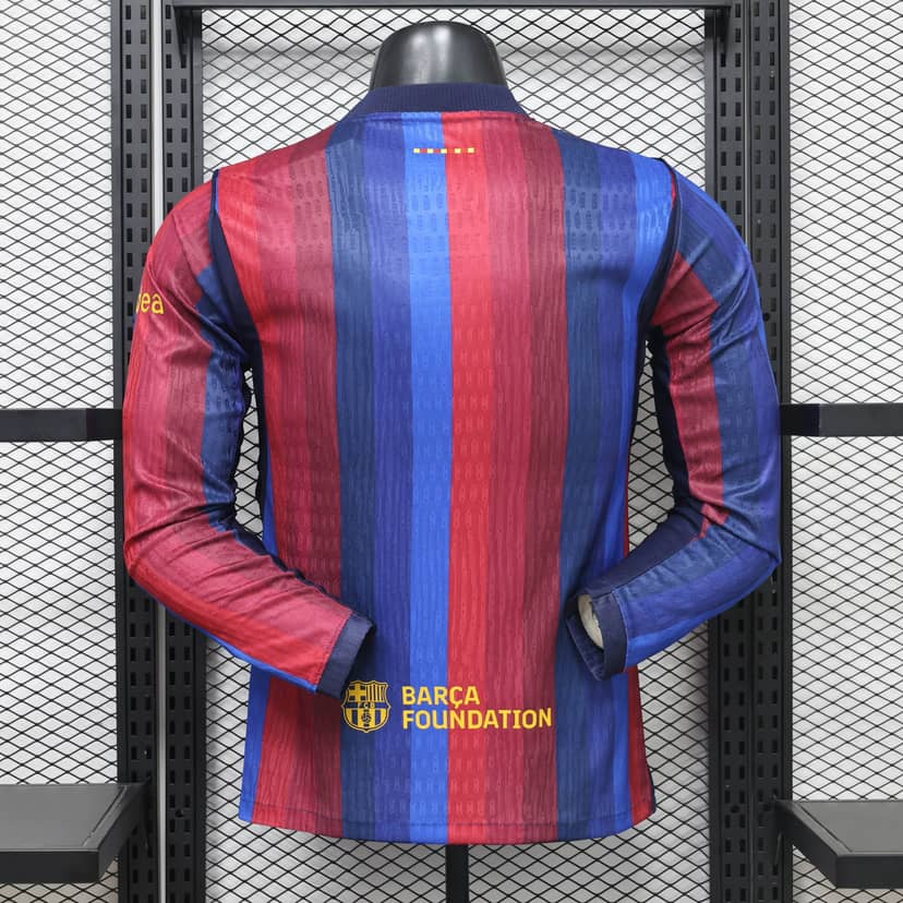 Camiseta Barcelona Primera Equipación 2026/27 Versión Jugador Manga Larga--1