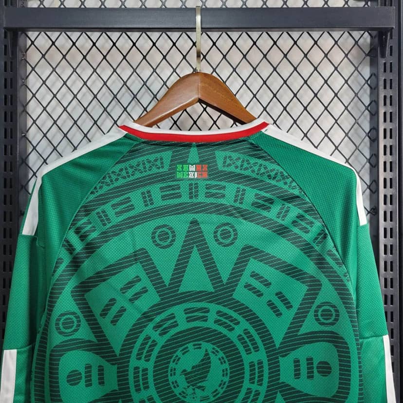 Camisola México Principal 2026 Manga Longa--3