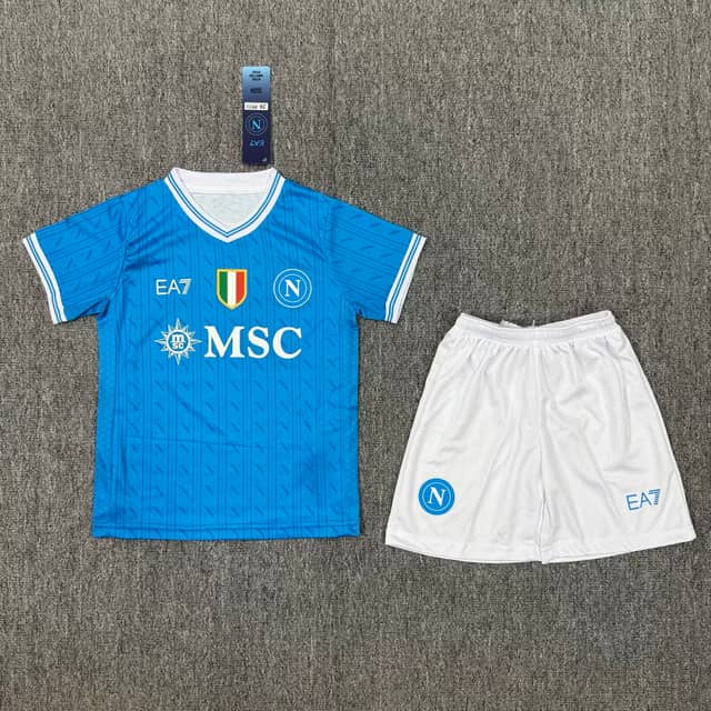 Dziecięcy zestaw Napoli domowy 2025/26