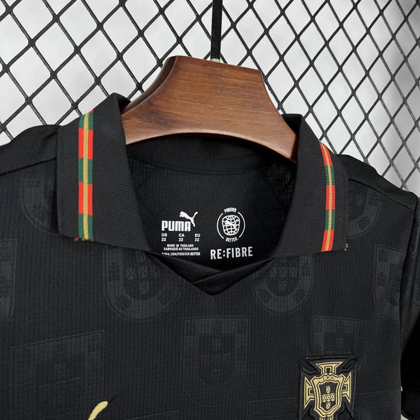 Dziecięcy zestaw Portugalii edycja specjalna 2026 czarny--2