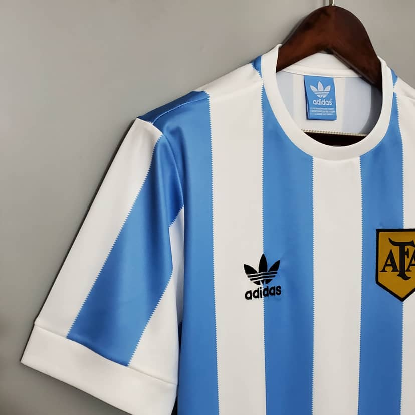 Camiseta Retro Argentina Primera Equipación 1978--6