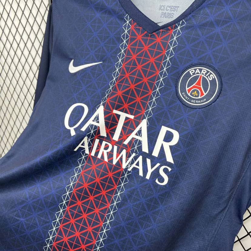 Maglia PSG Home 2025/26 Maniche Lunghe--4