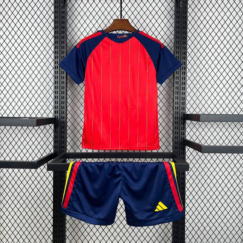 Camiseta España Primera Equipación 2026 Campeona Dos Estrellas Niño--1