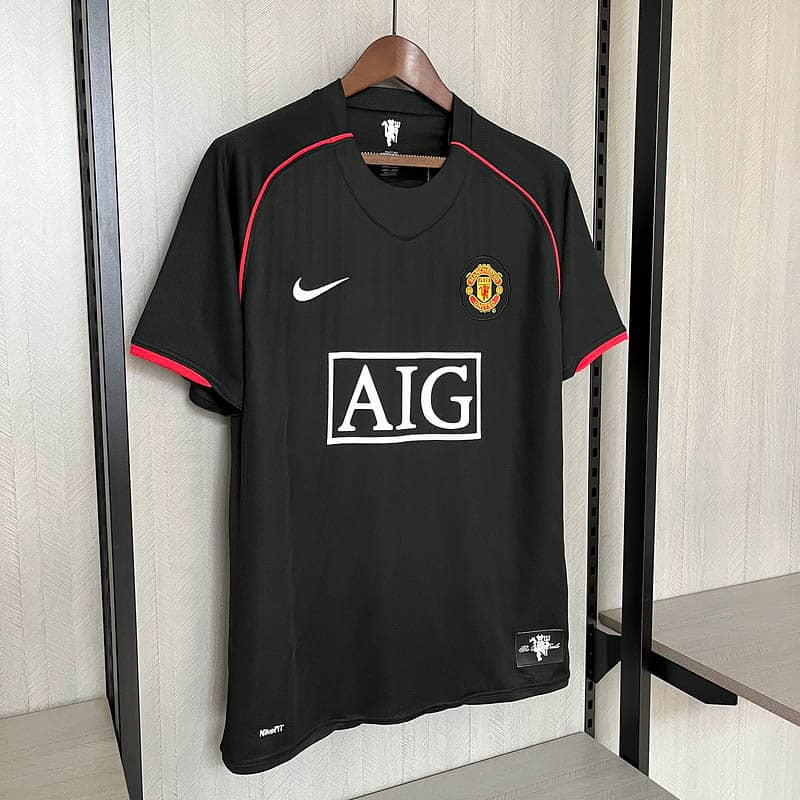 Camiseta Retro Manchester United Tercera Equipación 2007/08--2