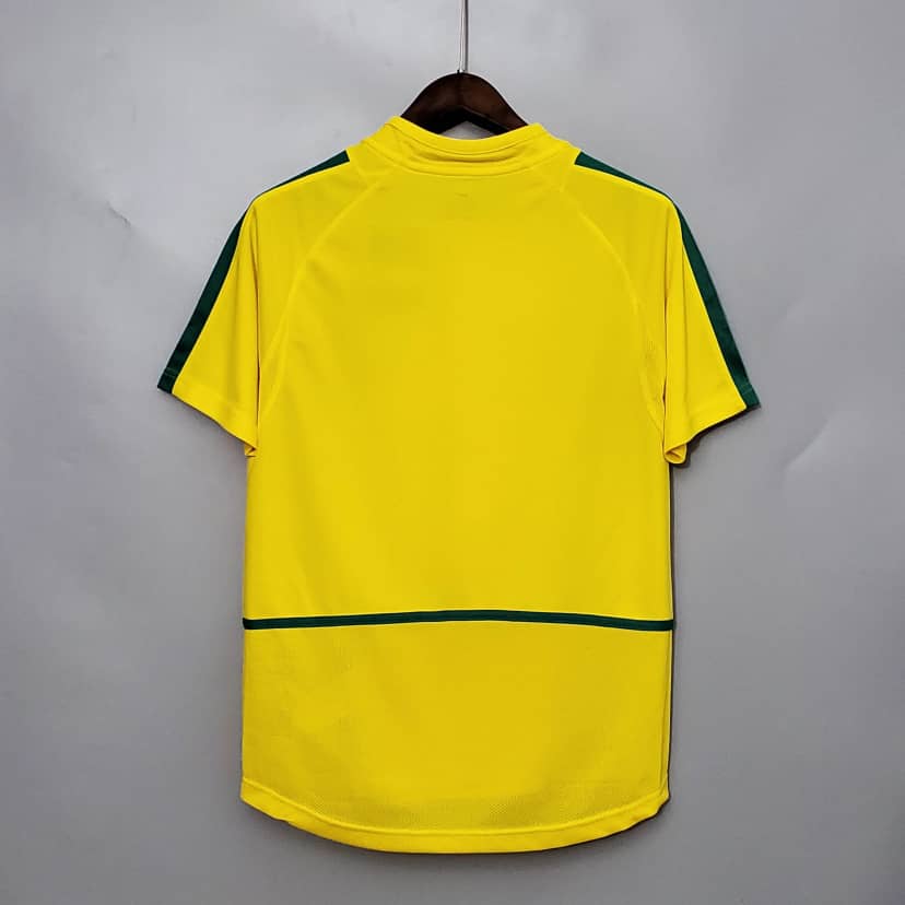 Camiseta Retro Brasil Primera Equipación 2002--1