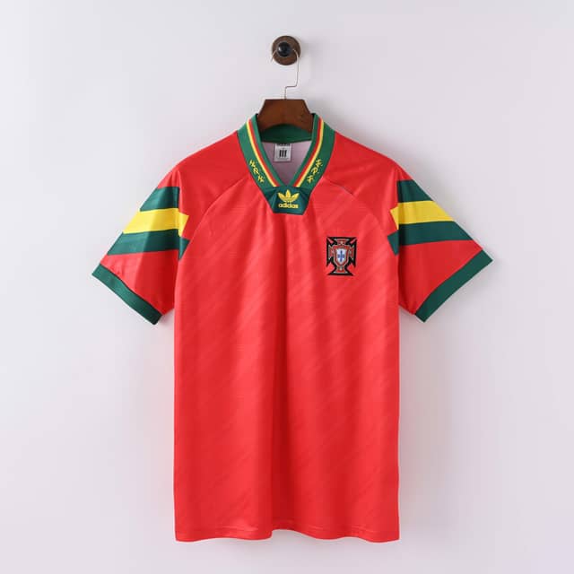 Koszulka Retro Portugalii domowa 1992