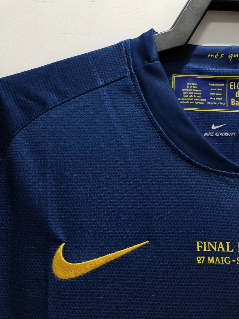 2008/2009 Retro Barcelona Shirt Home Champions League--2