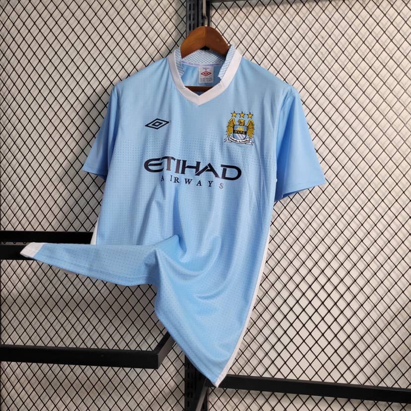 Koszulka Retro Manchesteru City domowa 2011/12--2