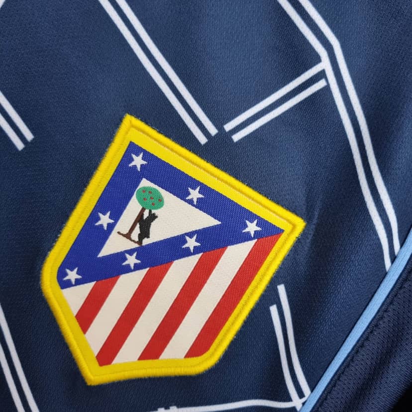 Camiseta Retro Atlético de Madrid Segunda Equipación 2004/05--6