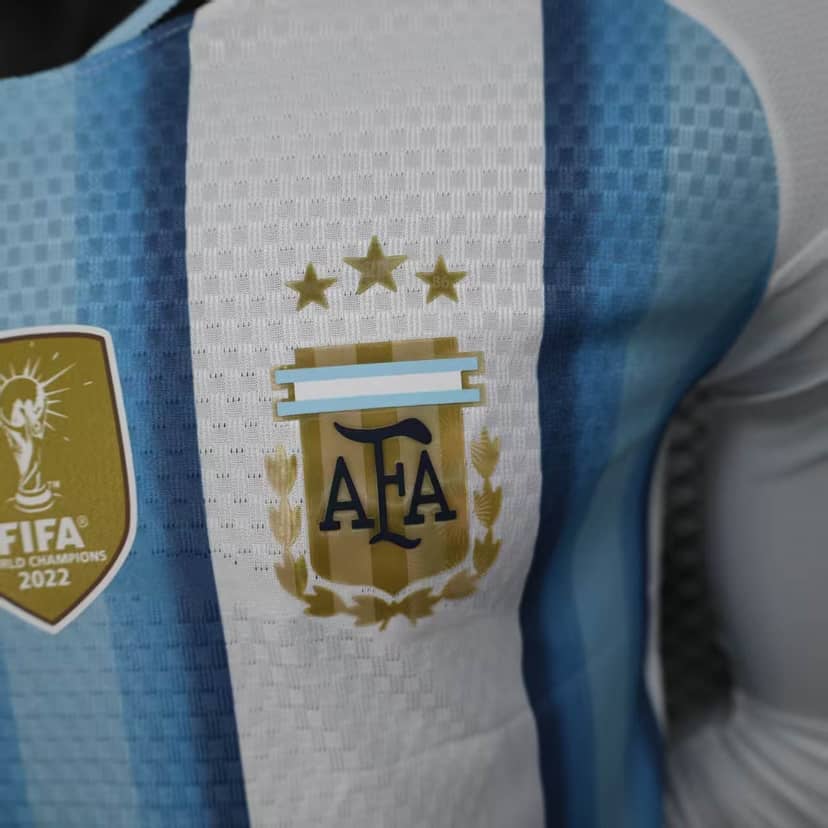 Camisola Argentina Principal 2026 Versão Jogador Manga Longa--6