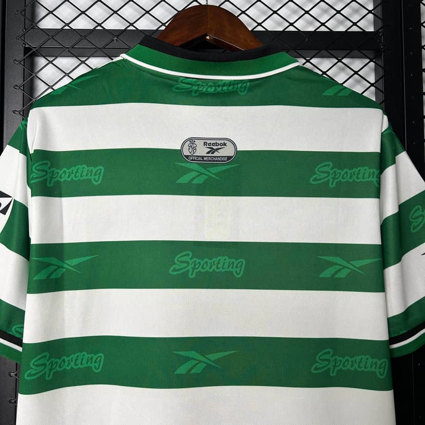 Maillot Retro Sporting Lisbonne Domicile 1999/00--3