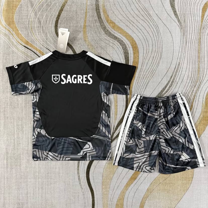 Conjunto Benfica Guarda-Redes 2026/27 Preto Criança--1