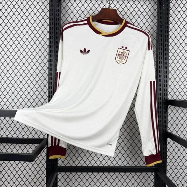 Camiseta España Segunda Equipación 2026 Campeona Dos Estrellas Manga Larga