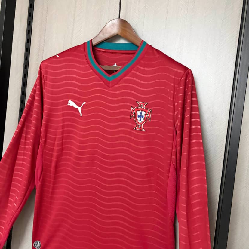 Maillot Portugal Domicile 2026 Manches Longues--6