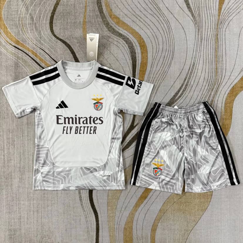 Conjunto Benfica Guarda-Redes 2026/27 Cinzento Criança