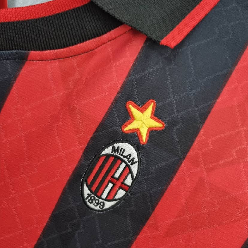 Camisola Retro AC Milan Principal 1995/96--4