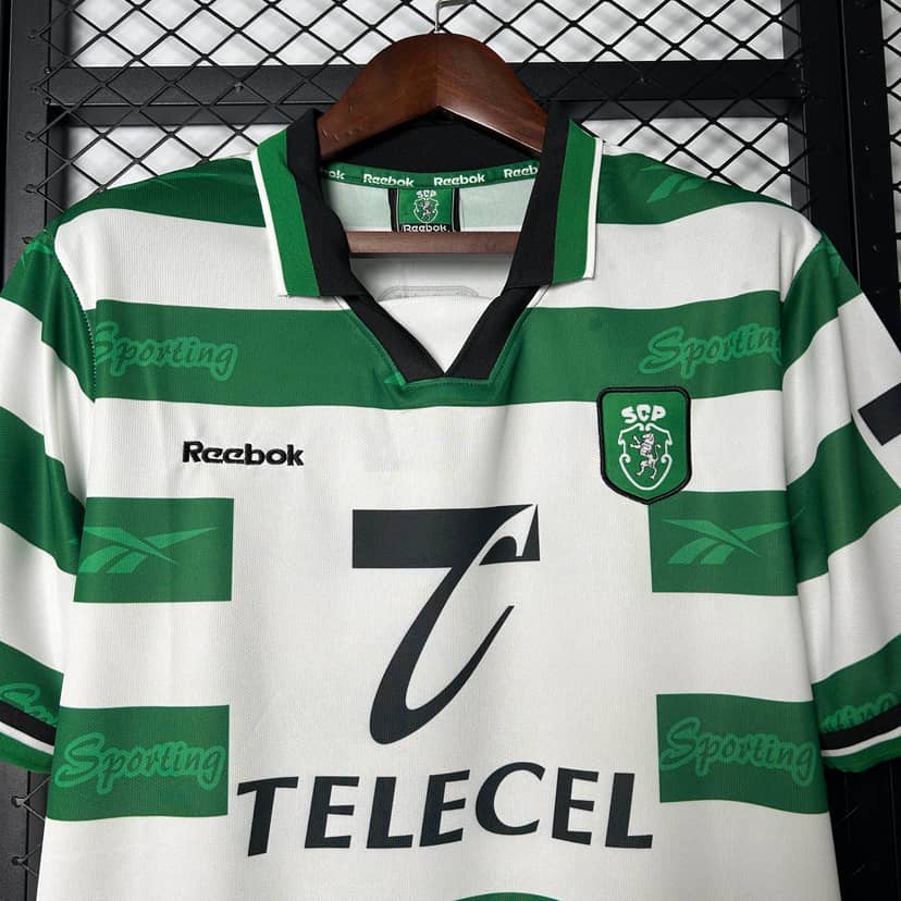 Maillot Retro Sporting Lisbonne Domicile 1999/00--2