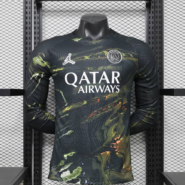 Camiseta PSG Edición Noche 2025/26 Versión Jugador Manga Larga