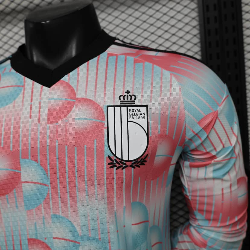Camiseta Bélgica Segunda Equipación 2026 Versión Jugador Long--5