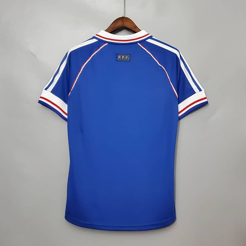 Koszulka Retro Francji domowa 1998--1