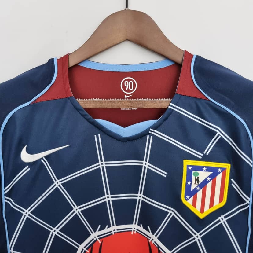 Camiseta Retro Atlético de Madrid Segunda Equipación 2004/05--2