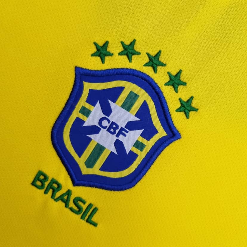 Camiseta Retro Brasil Primera Equipación 2004--5
